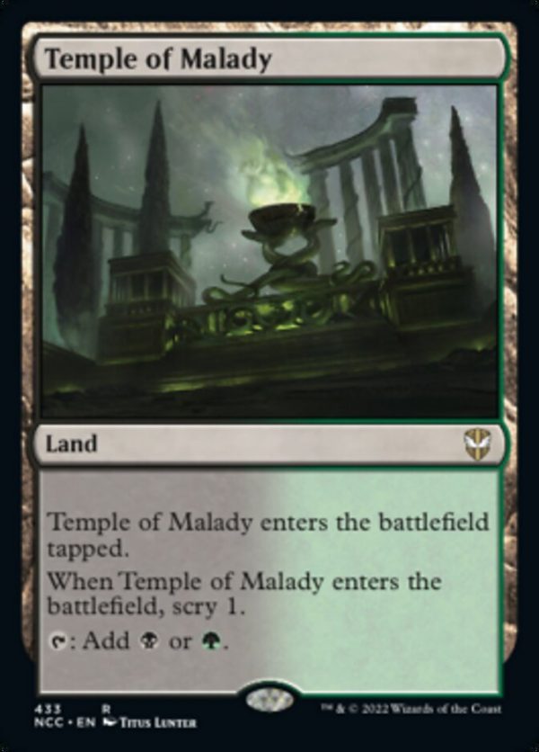 Temple of Malady [Streets of New Capenna Commander] Hot on Sale