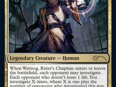 Wernog, Rider s Chaplain [Secret Lair: Universes Within] Online Sale