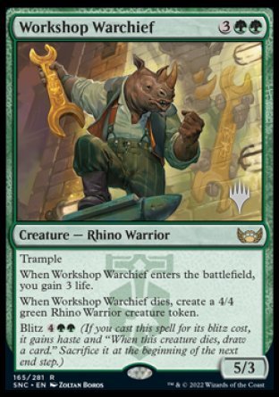 Workshop Warchief (Promo Pack) [Streets of New Capenna Promos] Fashion