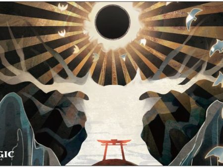 Mystical Archive Japanese Art Playmat - Approach of the Second Sun For Cheap