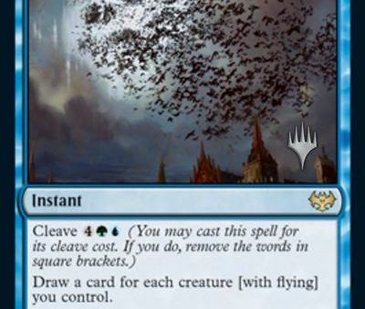 Winged Portent (Promo Pack) [Innistrad: Crimson Vow Promos] Sale