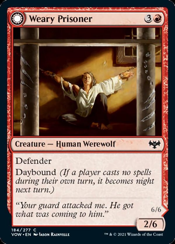 Weary Prisoner    Wrathful Jailbreaker [Innistrad: Crimson Vow] Sale