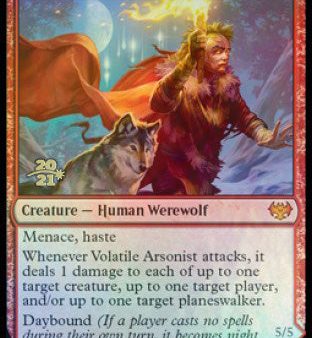 Volatile Arsonist    Dire-Strain Anarchist [Innistrad: Crimson Vow Prerelease Promos] Online