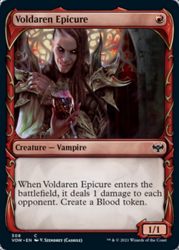 Voldaren Epicure (Showcase Fang Frame) [Innistrad: Crimson Vow] on Sale