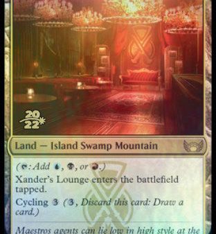 Xander s Lounge [Streets of New Capenna Prerelease Promos] For Sale