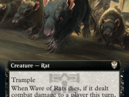 Wave of Rats (Extended Art) [Streets of New Capenna Commander] Sale