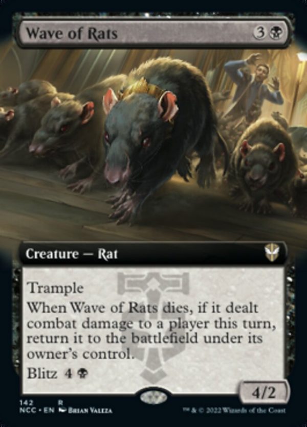 Wave of Rats (Extended Art) [Streets of New Capenna Commander] Sale