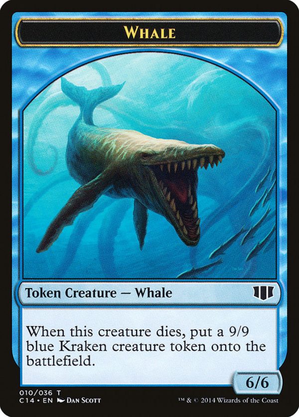 Whale    Zombie (011 036) Double-Sided Token [Commander 2014 Tokens] Discount