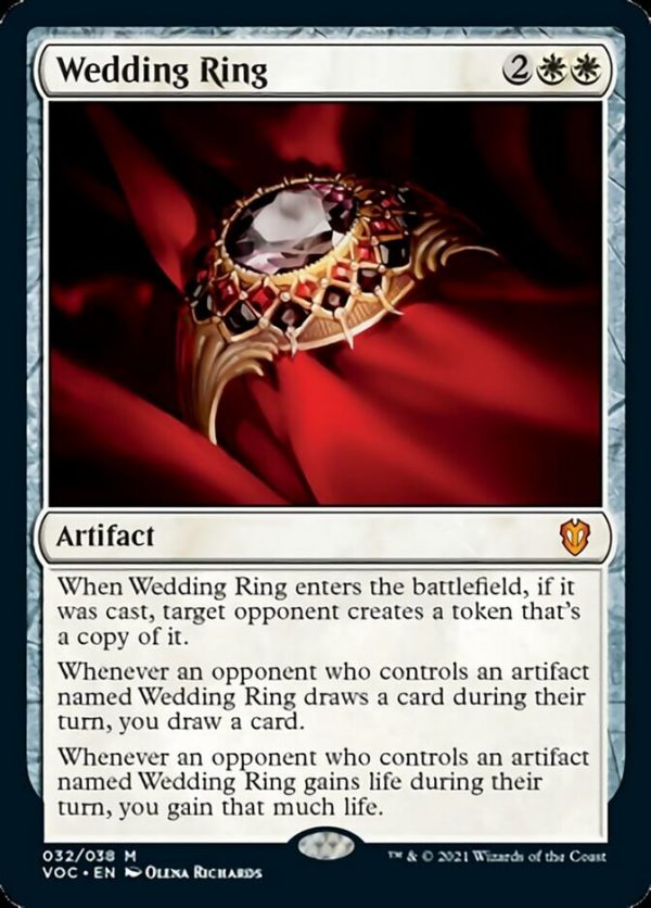 Wedding Ring [Innistrad: Crimson Vow Commander] For Sale