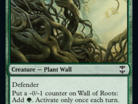 Wall of Roots [Streets of New Capenna Commander] Sale