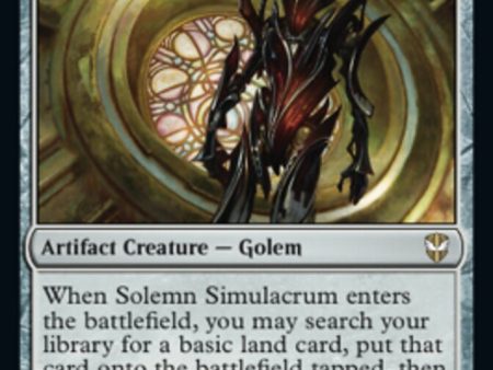 Solemn Simulacrum [Streets of New Capenna Commander] For Sale