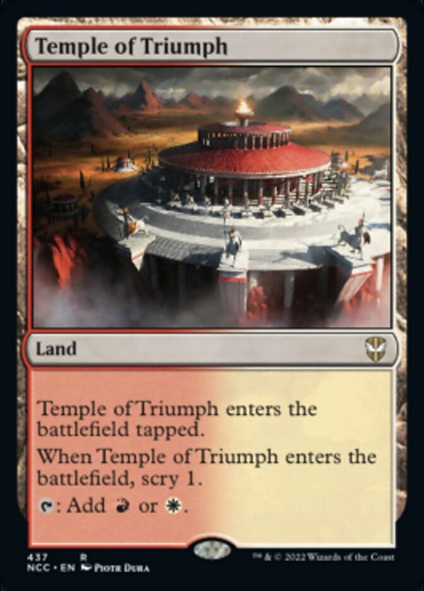 Temple of Triumph [Streets of New Capenna Commander] on Sale