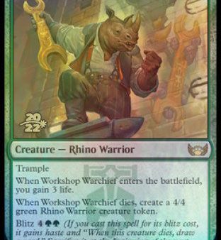 Workshop Warchief [Streets of New Capenna Prerelease Promos] Sale