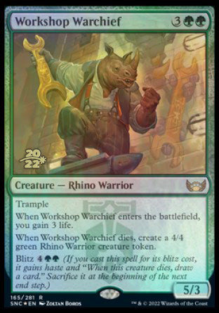 Workshop Warchief [Streets of New Capenna Prerelease Promos] Sale