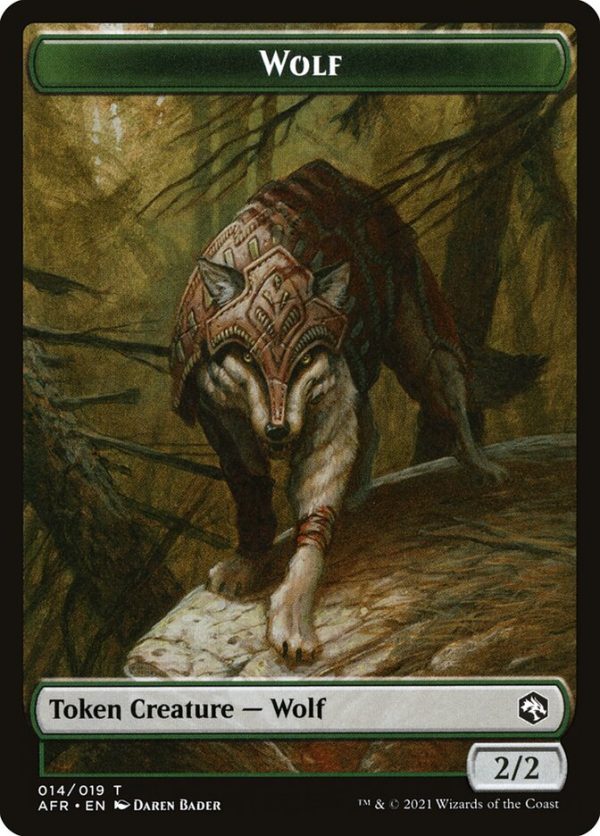 Wolf (014)    Treasure (015) Double-Sided Token [Challenger Decks 2022 Tokens] Online Hot Sale