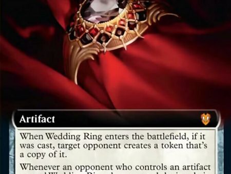 Wedding Ring (Extended Art) [Innistrad: Crimson Vow Commander] For Discount