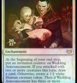 Wedding Announcement    Wedding Festivity [Innistrad: Crimson Vow Prerelease Promos] Sale