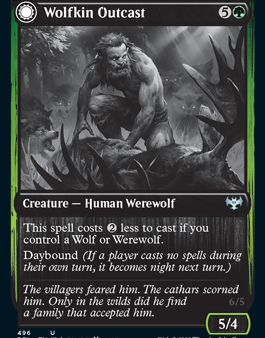 Wolfkin Outcast    Wedding Crasher [Innistrad: Double Feature] Hot on Sale