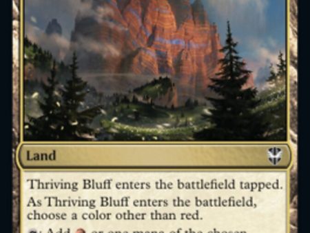 Thriving Bluff [Streets of New Capenna Commander] Cheap