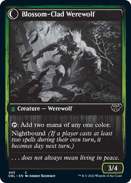 Weaver of Blossoms    Blossom-Clad Werewolf [Innistrad: Double Feature] Online Hot Sale