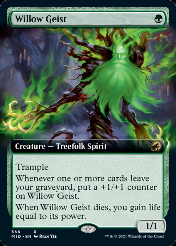 Willow Geist (Extended Art) [Innistrad: Midnight Hunt] Discount