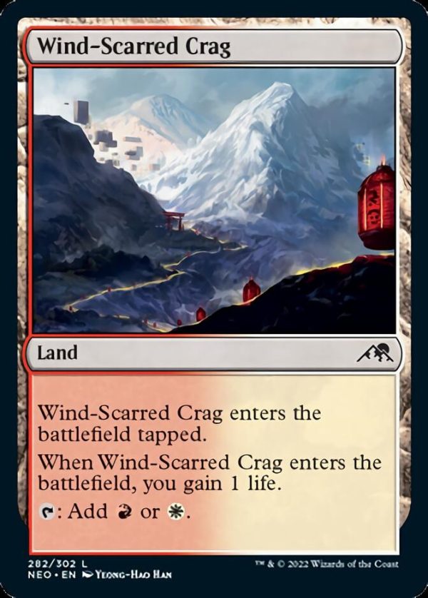 Wind-Scarred Crag [Kamigawa: Neon Dynasty] Online Hot Sale