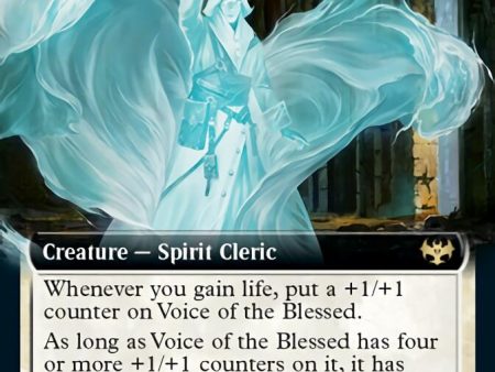 Voice of the Blessed (Extended Art) [Innistrad: Crimson Vow] Online Sale