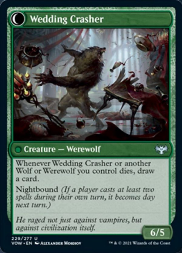 Wolfkin Outcast    Wedding Crasher [Innistrad: Crimson Vow] Online Sale