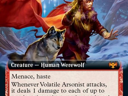 Volatile Arsonist    Dire-Strain Anarchist (Extended Art) [Innistrad: Crimson Vow] For Sale