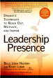 Leadership Presence: Dramatic Techniques to Reach out Motivate and Inspire on Sale